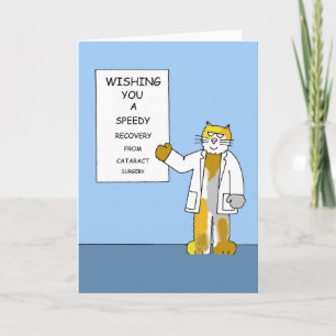 Cataract Surgery Speedy Recovery Card