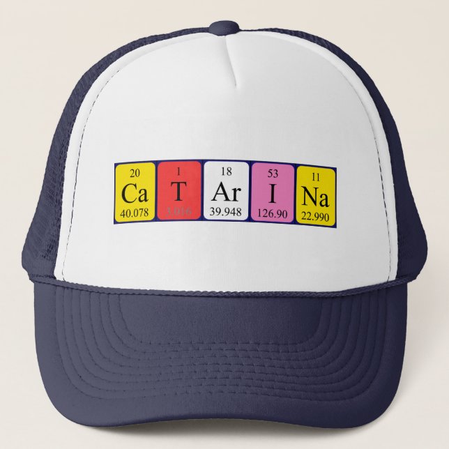Catarina periodic table name hat (Front)