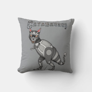 Catasaurus Throw Pillow