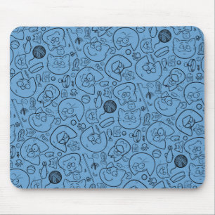 Catastrophe mousepad, blue mouse mat
