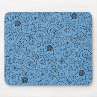 Catastrophe mousepad, blue mouse mat