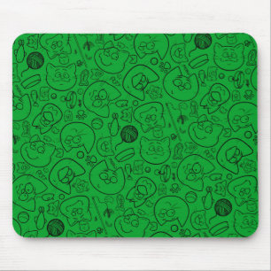 Catastrophe mousepad, green mouse mat