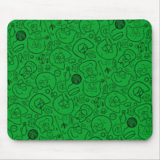Catastrophe mousepad, green mouse mat