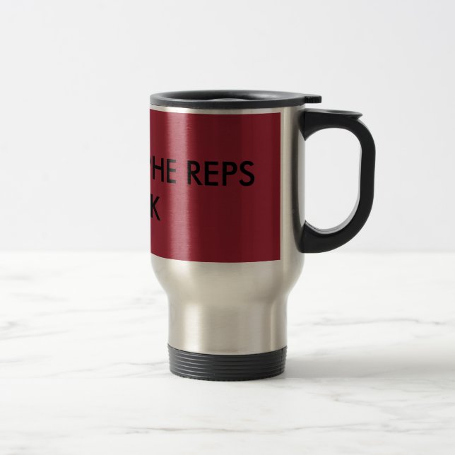 CATASTROPHE REPS ROCK TRAVEL MUG (Right)