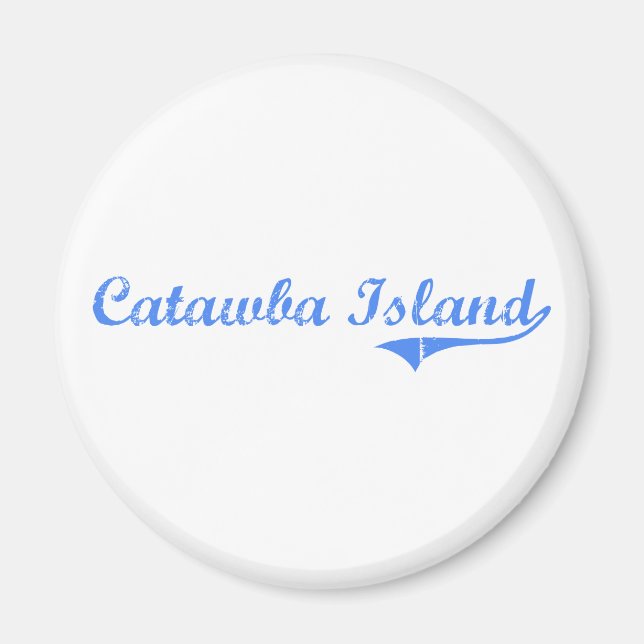 Catawba Island Ohio Classic Design Magnet (Front)