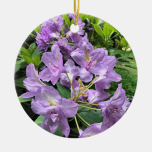 Catawbiense Boursault Rhododendrons, Oregon Ceramic Tree Decoration