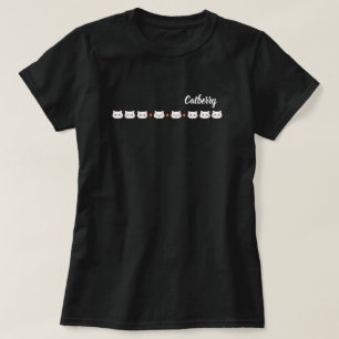 Catberry Cute Cat Strawberries T-Shirt