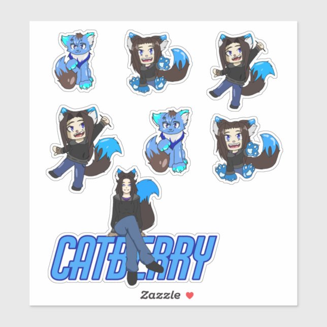Catberry - Stickers (Sheet)
