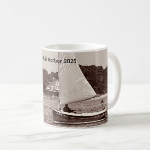 Catboat Summer Sail, Cotuit Harbor 2025 Coffee Mug