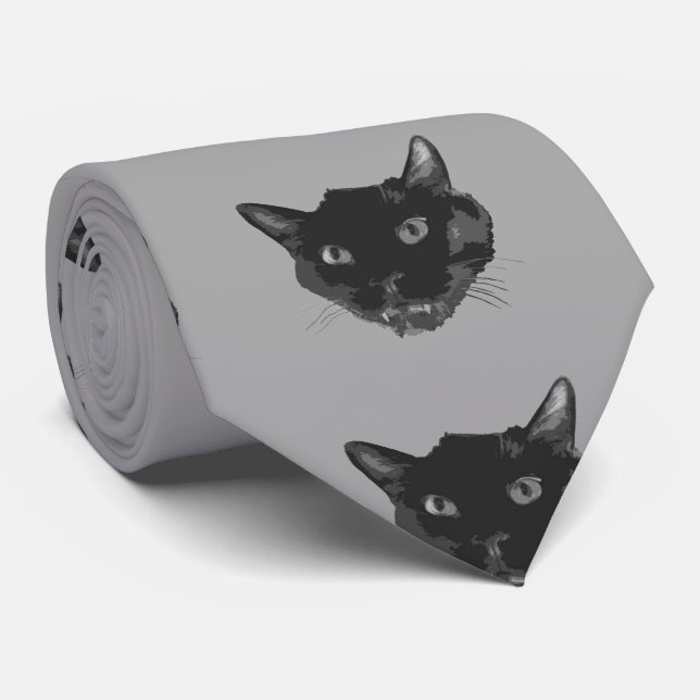 Catbus tie - all over print (Rolled)
