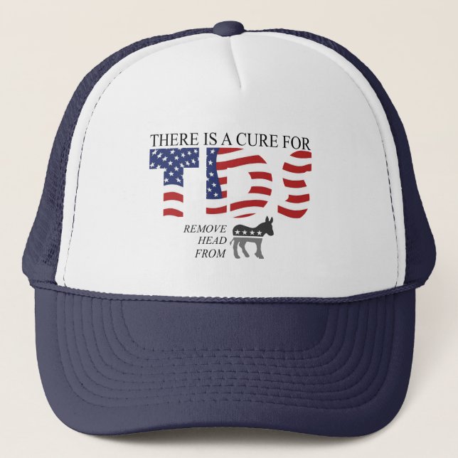 Catch a Chuckle: Blue & White Baseball Cap (Front)