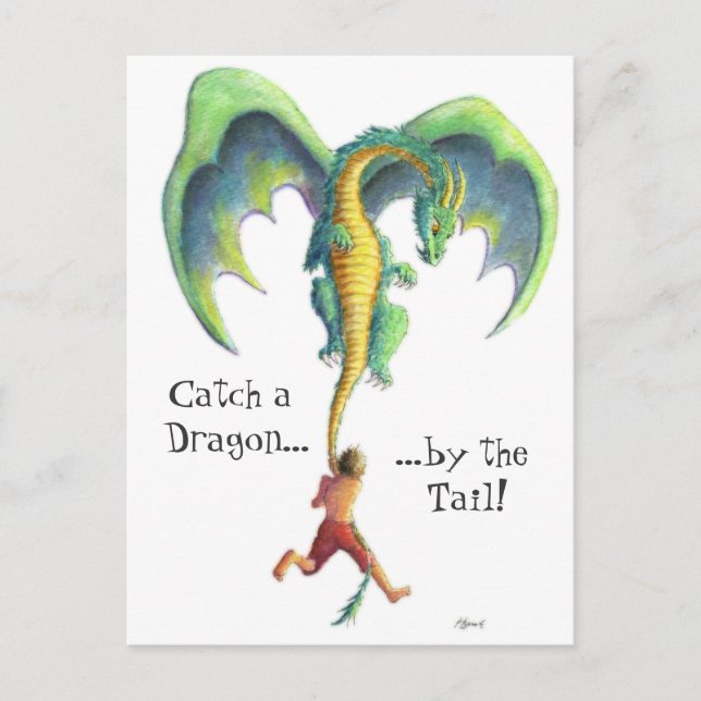 Catch a Dragon postcard (Front)