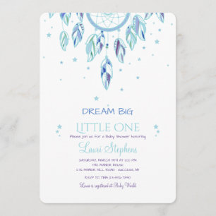 Catch A Dream Blue Invitation