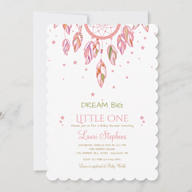 Catch A Dream Invitation (Front)