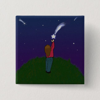 Catch a Falling Star 15 Cm Square Badge