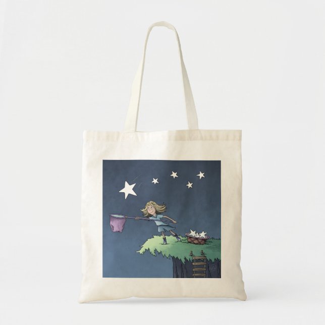 Catch a Falling Star - Collecting Wishes Tote Bag (Front)