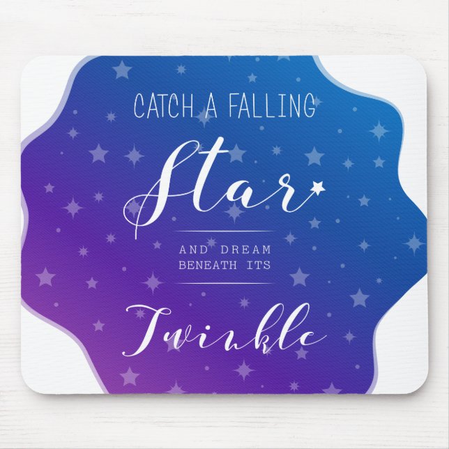 Catch a Falling Star Mouse Mat (Front)