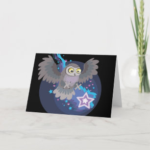 Catch a Star! ~owl greeting cards