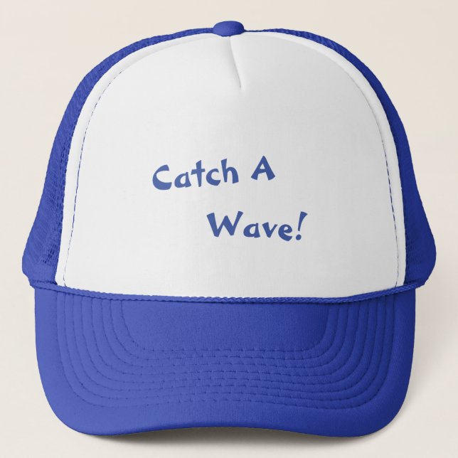 Catch A Wave Blue Hat (Front)