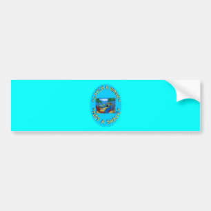 CATCH A WAVE NOT A SHAVE BUMPER STICKER