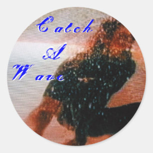 Catch A Wave Sticker - Customised