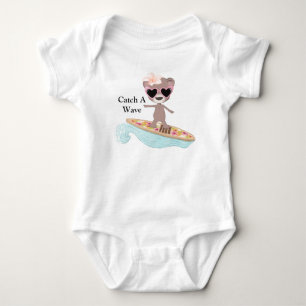 Catch A Wave Surfer Baby Bodysuit