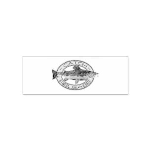 Catch and Release Brook Trout Fishing Self-inking Stamp