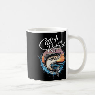 Catch And Release Fish Sunset Fishing Coffee Mug