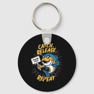 Catch And Release Funny Fishing Key Ring