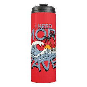 "Catch Endless Waves: Your Beach Lifestyle Starts Thermal Tumbler