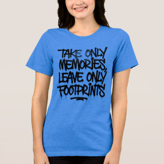 Catch Flights Not Feelings Rainbow Graffiti Quote Tri-Blend Shirt