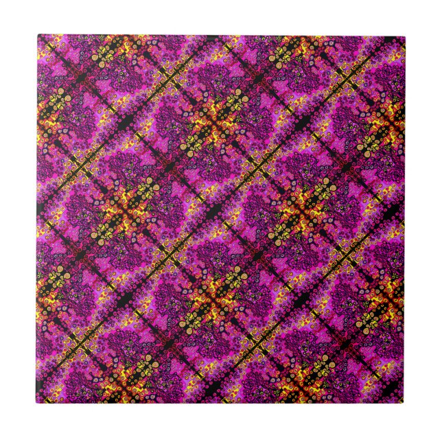 Catch me if you can Pinky! Rainbow maze Tile (Front)