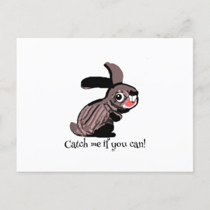 Catch me if you can postcard
