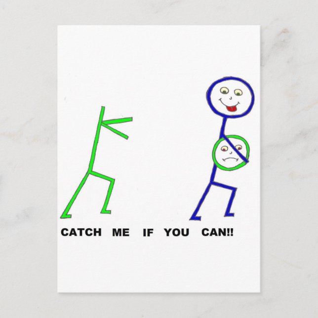CATCH ME.jpg Postcard (Front)