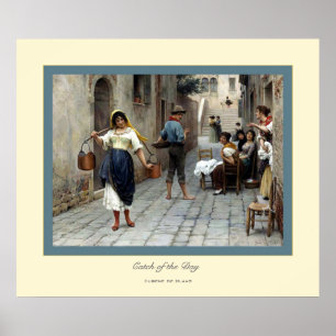 Catch of the Day ~ Eugene de Blass Poster