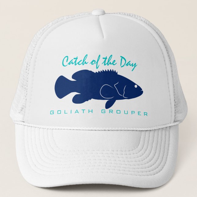 Catch of the Day - Goliath Grouper Fishing Hat (Front)