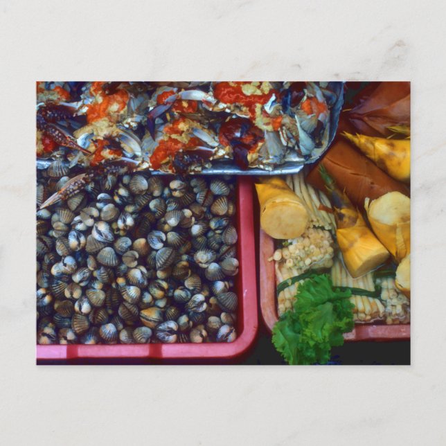 Catch of the Day Seafood Market Taipei, Taiwan Postcard (Front)