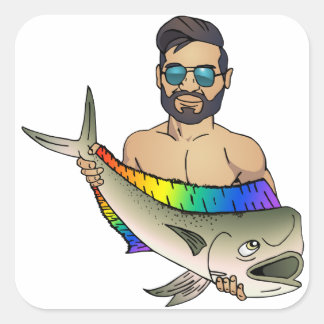 Catch of the Gay Sticker