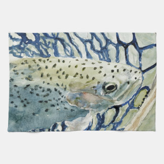 Catch & Release Fishing Designs Tea Towel