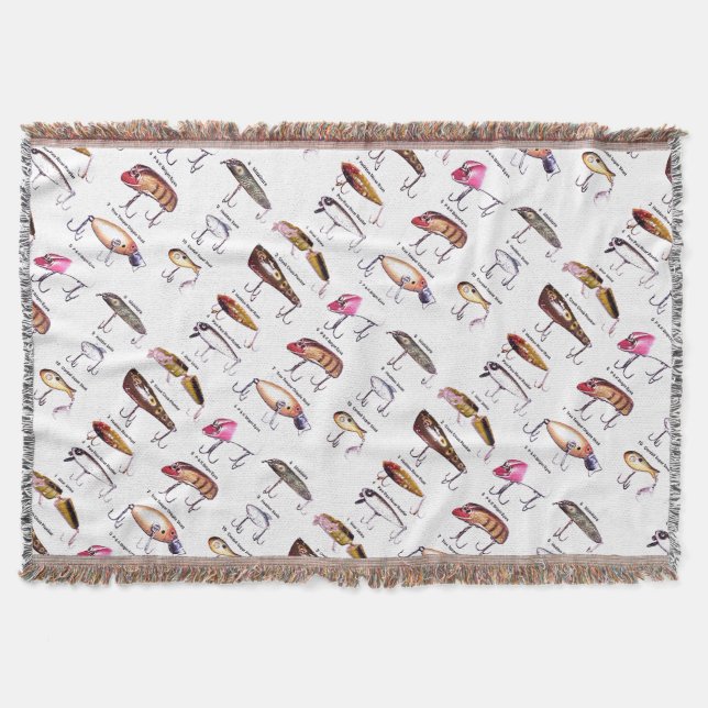"Catch & Release" Throw Blanket (Front)