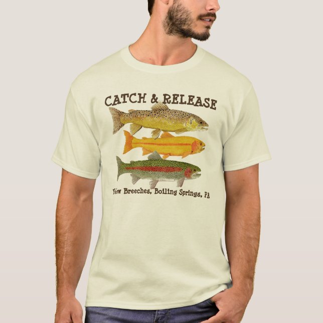 Catch & Release Yellow Breeches Apparel T-Shirt (Front)