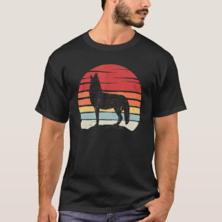 Catch Some Rays Vintage Retro Coyote  - Black, Sma T-Shirt