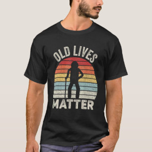 Catch Some Rays Vintage Retro Old Lives Matter Eld T-Shirt