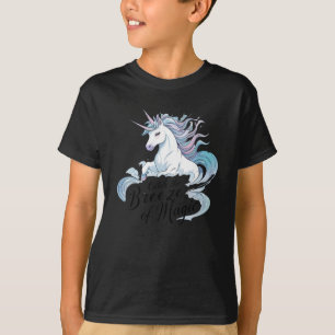 Catch The Breeze Of Magic Unicorn Sticker T-Shirt
