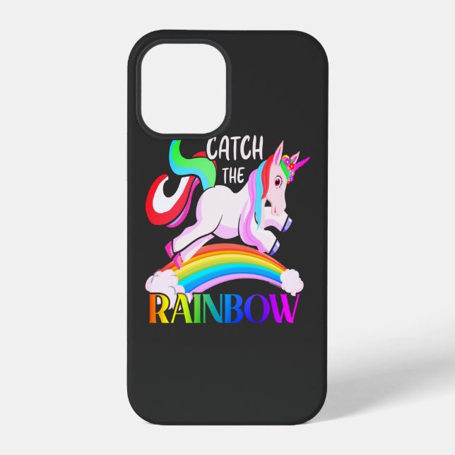 Catch the Rainbow - Unicorn Designs-15989 iPhone Case (Back)