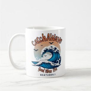 Catch the Wave: Embrace the Surfing Spirit Coffee Mug