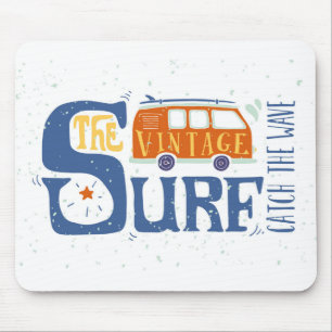 Catch The Wave Poster Mouse Mat