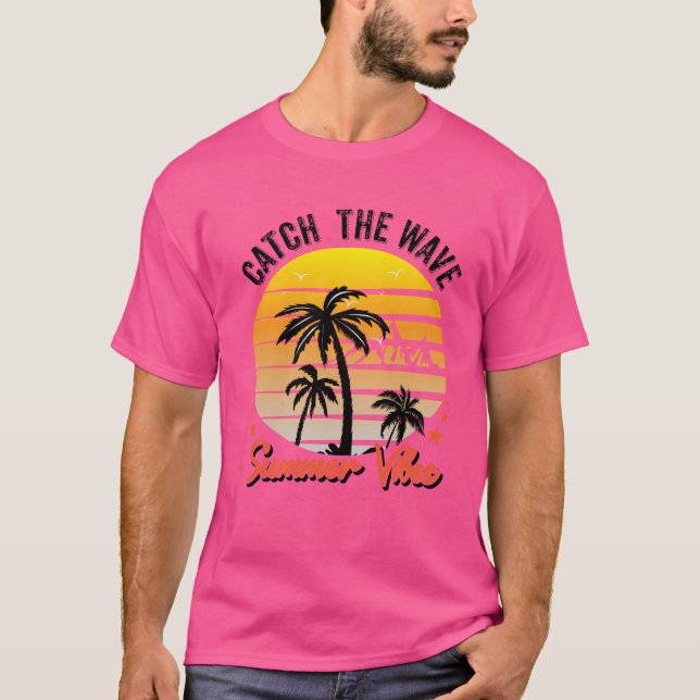 Catch The Wave Summer T Shirt (Front)