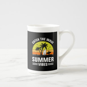 Catch The Wave Summer Vibes-64193 Bone China Mug