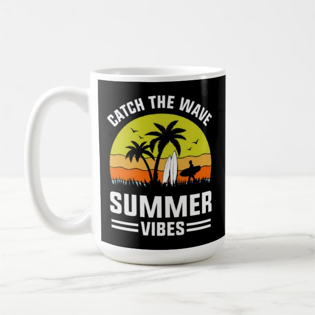 Catch The Wave Summer Vibes-64193 Coffee Mug (Left)